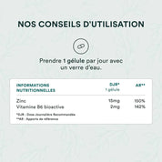 Supplément de bisglycinate de zinc | Wellvita