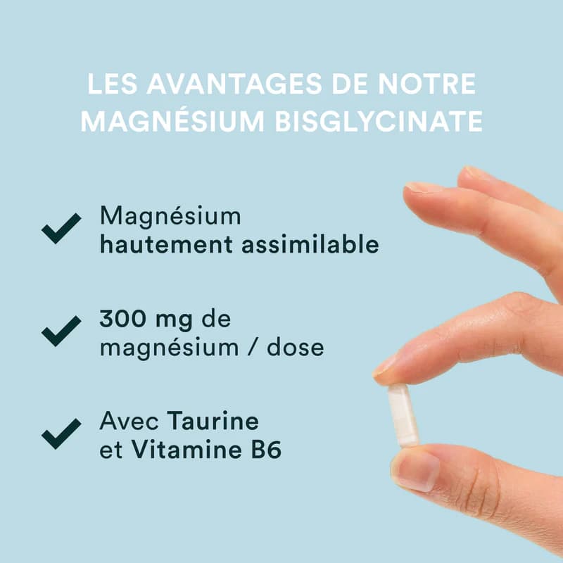 Magnésium Bisglycinate Supplément | Wellvita