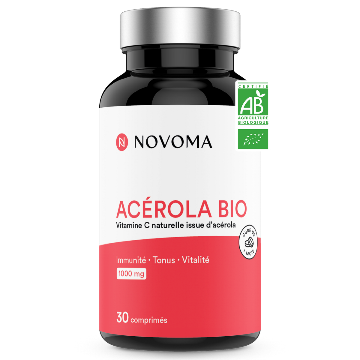 Acérola Bio riche en vitamine C 100mg | Disponible en Côte d'ivoire