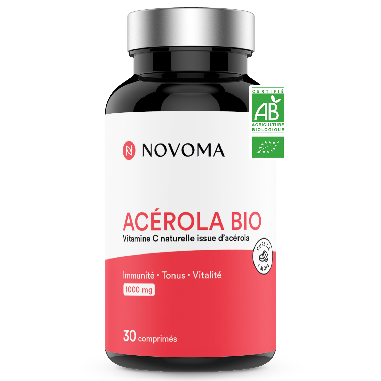 Acérola Bio riche en vitamine C 100mg | Disponible en Côte d'ivoire