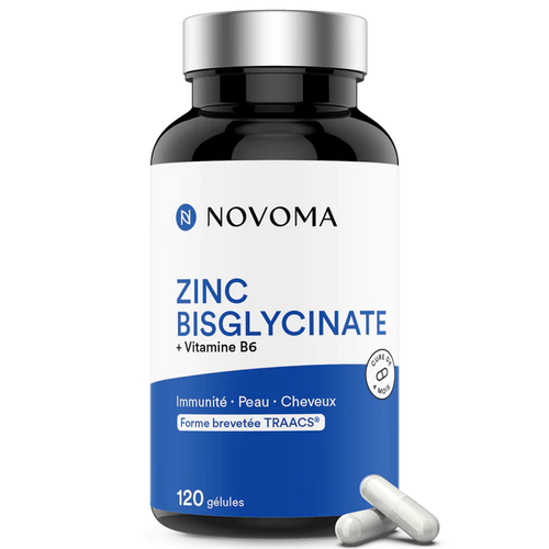Zinc Bisglycinate NOVOMA - Peau nette - Wellvita CI