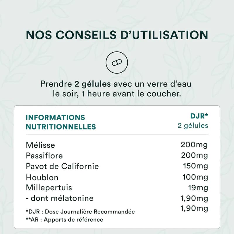 Supplément De Formule De Sommeil | Supplément De Sommeil | Wellvita