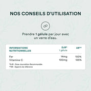 Supplément De Bisglycinate De Fer | Fer Bisglycinate | Wellvita