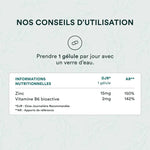 Supplément de bisglycinate de zinc | Wellvita