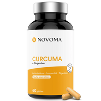 Curcuma + gingembre, articulations, immunité et digestion. Livraison sur Abidjan