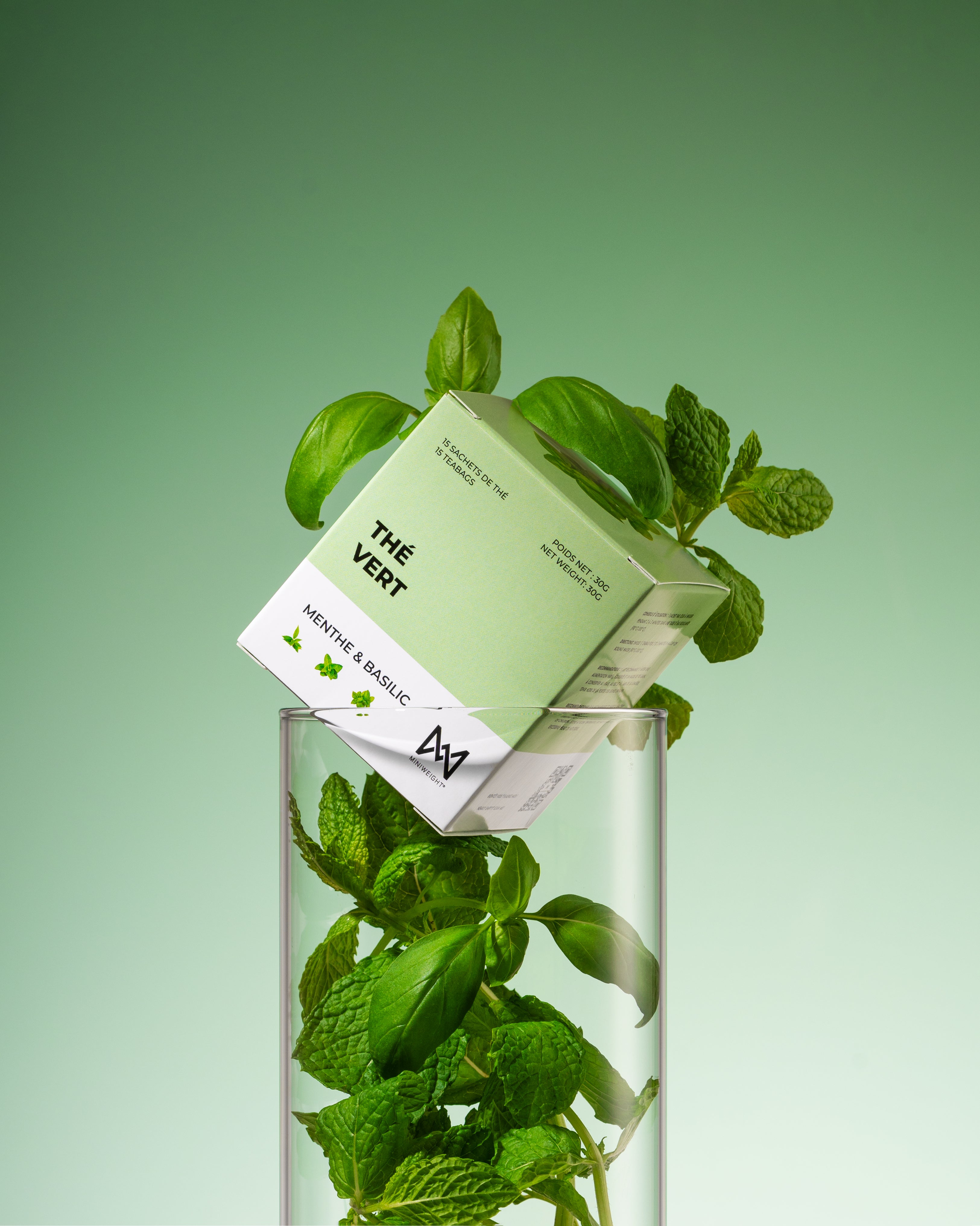 Thé Vert Antioxydant - Menthe Yuzu & Basilic