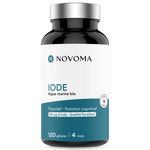 Iode Marin Bio Novoma — flacon 120 gélules, iode marin PureSea®