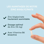 Supplément de bisglycinate de zinc | Wellvita