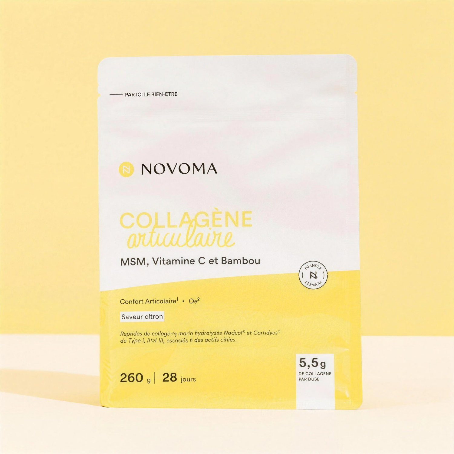 Collagène Articulaire Novoma saveur Citron - WellVita CI