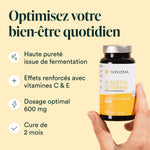 Bienfaits de la NAC : antioxydant, haute pureté, dosage 600 mg